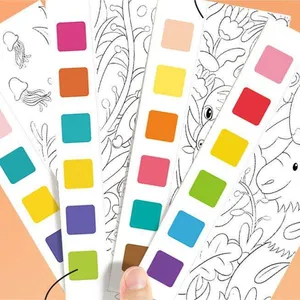Portable Children's Graffiti Watercolor Painting Book Coloring Book thumbnail-3