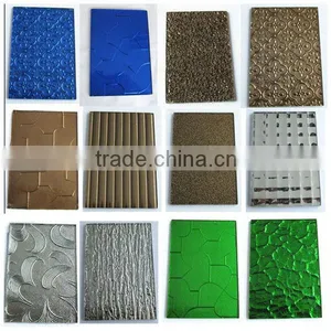 China 2.5mm-10mm Clear Pattern Glass thumbnail-1