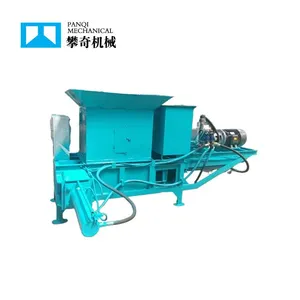 Panqi Factory Hot Sale Tobacco Bale Hydraulic Press Machine Stationary Square Hay Baler for Sale thumbnail-1