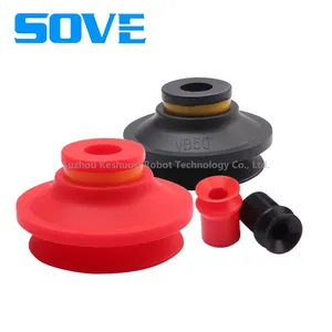 VB10-50 Bellows Suction Cup PIAB Brand Alternative Non-damaging Workpiece Stable Gripping of Smooth Surfaces With Adaptation to Height Differences thumbnail-1