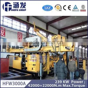All Formation Multifunctional Pile Hole Drill , HFW3000A Borehole Drilling Machine Price thumbnail-1