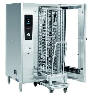 Large Capacity Touch Screen Gas Combi Oven LPG Natural Gas Cooking Oven thumbnail-5
