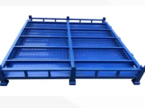 Heavy Duty Industrial Rigid Folding Metal Steel Wire Mesh Stillage thumbnail-3