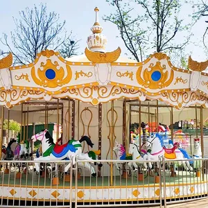 Amusement Park Rides Merry Go Round 24 Seats Carousel for Sale thumbnail-2