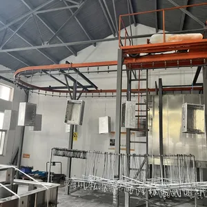 Adjustable Speed Automated Metal Tool Powder Coating Line Applied in Construction Metal‑tool Manufacturing thumbnail-3