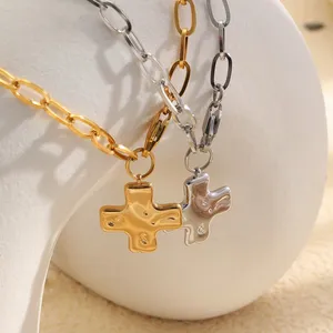 Custom Logo Stainless Steel Necklace Lead Free Nickel Free 18 Inch Box Chain Wholesale for Jewelry Brands thumbnail-4