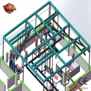 Industrial Pig Slaughterhouse Equipment Automatic Hog Slaughtering Line Pork Processing Machinery Manufacturer thumbnail-5