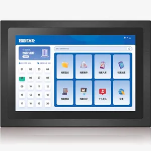 GeniusCore 10.1 Inch RK3568 Android Industrial Panel PC | IPS Touch, RS232/RS485, PoE, 500-1000Nits High Brightness HMI Touch Screen thumbnail-3