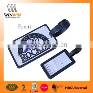 2015 Hot Sale Customized 3D PVC Luggage Tag thumbnail-2