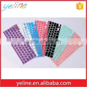 Colorful Transparent Silicone Keyboard Covers for Pro 13 " 15" 17" thumbnail-1