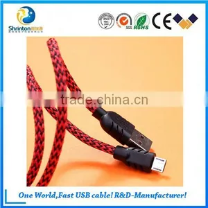 Super Speed Nylon Charge and Data Cables for Ipad Air 2 With Dural Usb Sided thumbnail-2