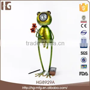 Popular Design Unique Frog Shaped Craft 17x12x43/54CMH HG8929A Lawn Garden Decorations With Great Price thumbnail-1
