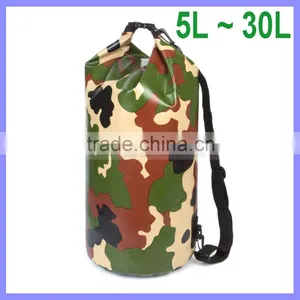 Portable Outdoor Canoe Kayak Rafting Camouflage Waterproof Diving Bag thumbnail-1