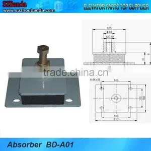 Elevator Rubber Shock Absorber thumbnail-1