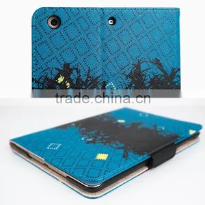 With Stand up Function and Cards Slots Magnet pu Leather Case for Ipad/mini thumbnail-5