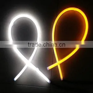 Wholesale 12V 45CM 60CM LED Light Soft Article Lamp , LED Flexible DRL ,Double Colors DRL thumbnail-1