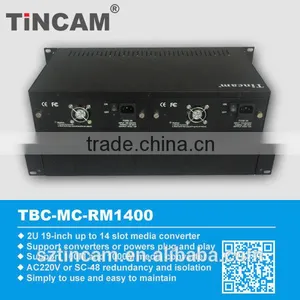 Network Solution China Product for Externalpower Supply:14 Slots 2U Blake Media Converter Chassis thumbnail-3