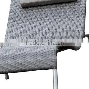 Upscale Casual Stainless Steel S Shaped Outdoor Classic Italian Chaise Lounge thumbnail-6