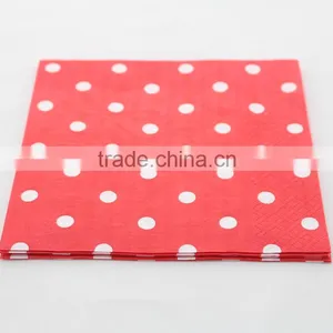Party Supplies Printed Folding Assorted Color Napkin Paper Napkin thumbnail-3