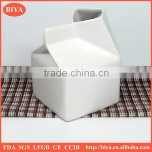 Yogurt Cup Hot Sales Porcelain Milk Jar,wholesale Good Price Porcelain Milk Pot and Ceramic Pepper Sauce Juice Jar and Pot thumbnail-3