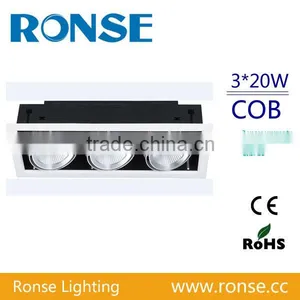 Ronse High Brightness Recessed Led Grille Light 3 Heads for Office Lighting(RS-2106-3(C)) thumbnail-1