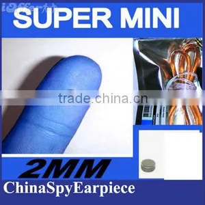 Super Mini Earpiece Wireless In-Ear Maget Earpeice Micro Headphone With Necklooop Sticker thumbnail-2