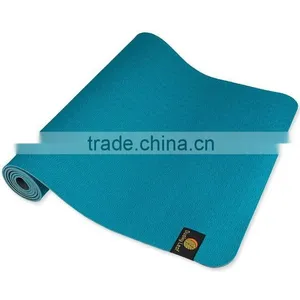 Blue Ecofriendly Reversible TPE Yoga Mat thumbnail-1