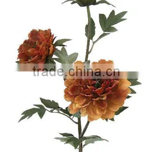 96cm Peony Spray With 3 Heads, Artificial Peony, Silk Peony thumbnail-1