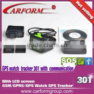 2014 Factory Selling Real Time Easy Carry Mini Waterproof 301 Gps Watch Tracker,locator Device for Kids,elderly, Adults thumbnail-1