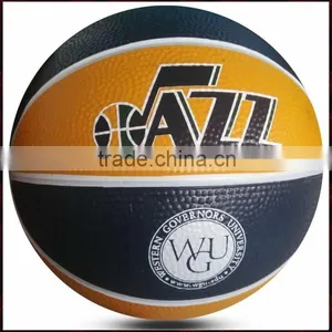 5" Mini Size 1 Rubber Basketball / Kids Rubber Basketball / Small Basketball Size 1 thumbnail-1