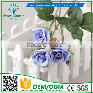 Greenflower 2016 Wholesale Handscrafts Real Touch Latex PU China Artificial Flowers Rose Bud for Wedding Decoration Occation thumbnail-2