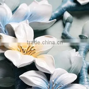 2015 Brilliant Modern Handmade Flower Abstract Painting Quality Choice thumbnail-3