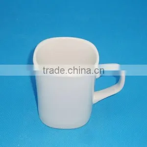 Restaurant Pure White Porcelain Water Mug thumbnail-1