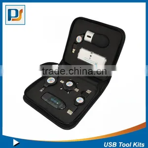 Promotional Gift Set for Christmas Season With USB Travel Kits Including Mouse Charging Adaptors Card Reader thumbnail-2