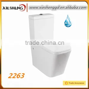 New Design Popular Square Toilet Washdown One Piece Square Toilet Toilet Bowl thumbnail-1