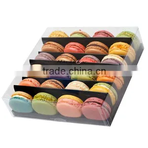 Customized Logo Macarons Box Clear Eco-friendly Packaging Box thumbnail-6