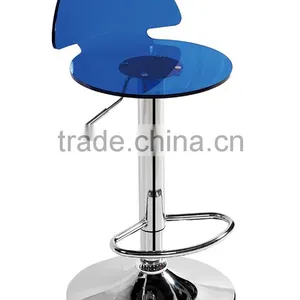 Italian Clear Acrylic Transparent Funky Bar Stool thumbnail-1