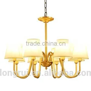 American Morden Style Classical Full Copper Lighting Chandelier For High Ceiling 3 Heads 291-5H thumbnail-4
