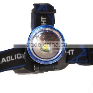 High Power Rechargeable Zoom Function LED Headlight Aluminum Headlamp thumbnail-2