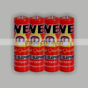 White Elephant Brand AA/R6/UM-3 Carbon Zinc Battery PVC Jacket (OEM Welcomed) thumbnail-1