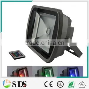 LED Flood Light 60W Led Floodlight IP65 Integrated Grey RGB Led Flood Light thumbnail-1