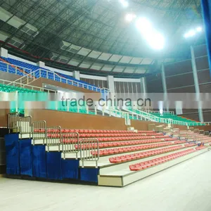 University Sport Game Gym Movable Retractable Seating Bleachers thumbnail-2