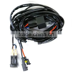 LED Light Bar On / Off Switch LED Wiring Harness Kit 72W 120W 180W 240W 300W thumbnail-1