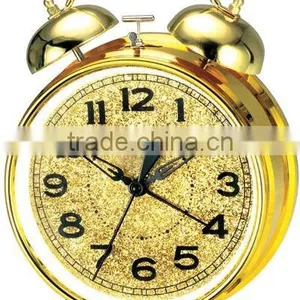 6.6 Inch Metal Case Mechanical Alarm Clock Movement, Retro Design Clock Mechanism, Desk Clock thumbnail-1