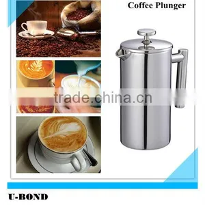 High Quality Stainless Steel French Coffee Press (0.35L,0.5L,0.8L,1.0L,1.5L) thumbnail-1