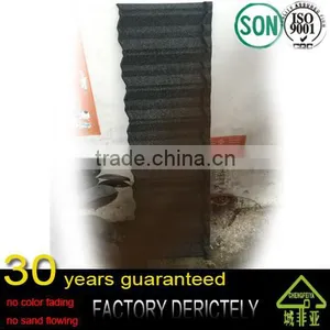 Good Factory Best Selling Hot Model Sand Coated Metal Tile Roof thumbnail-1