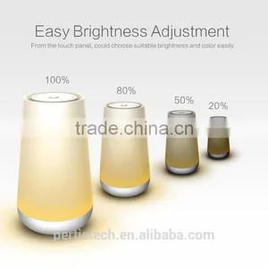 Portable Wireless Bluetooth Speaker Led Lamp With Mobile App Color Changeable RGB Light thumbnail-4