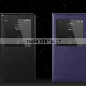 Bulky Buy From China Smart Front Window Leather Case Flip Phone Case For Samsung A7/A8 thumbnail-2