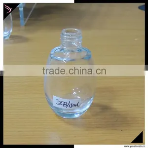 Mini Clear Nail Polish Bottles With Caps and Brushes thumbnail-1