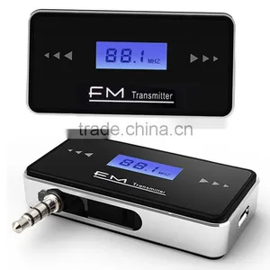 LCD 3.5mm In - Car Fm Radio Transmitter For Apple Iphone 5 5s 5c SV005796 thumbnail-1